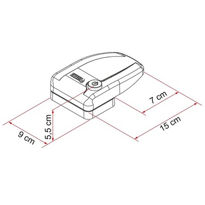 Fiamma Safe Door- bílá