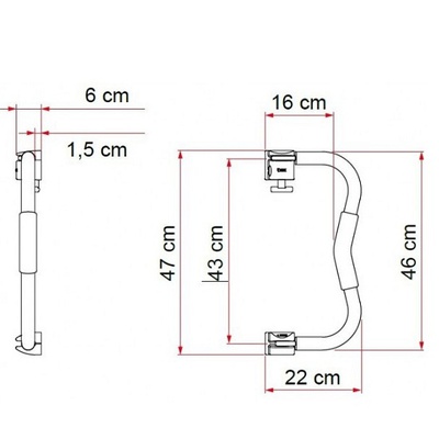 Bezpečnostní zábradlí Fiamma Security S