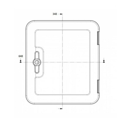 Servisní dvířka Dometic SK5 bílá