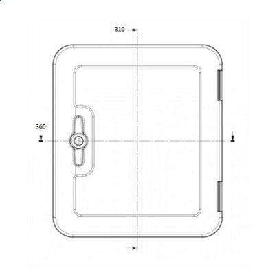 Servisní dvířka Dometic SK5 bílá