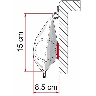 Markýza Fiamma CaravanStore Royal Grey- 4.10m