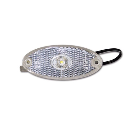 LED obrysové světlo, 12V, 1W, čiré